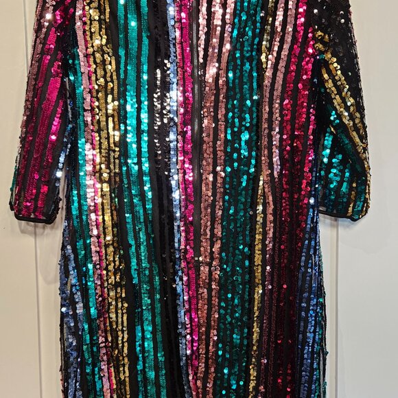 Cleo Rainbow Sequin Dress - Picture 3 of 6